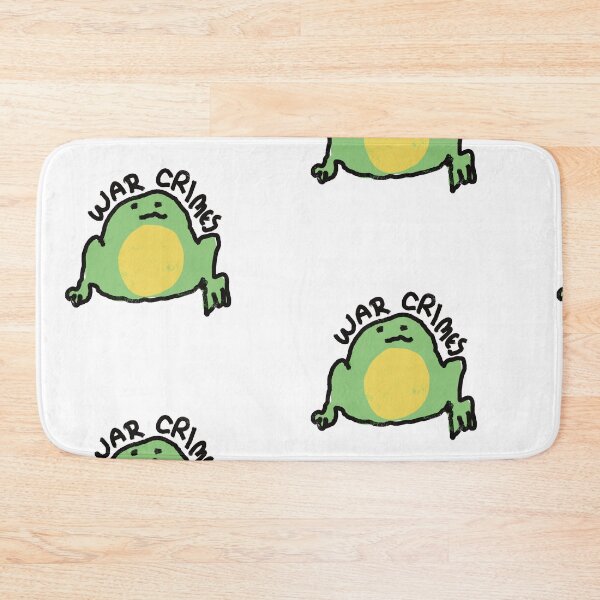 Item preview, War Crimes Frog designed and sold by JadedLilacsArt.