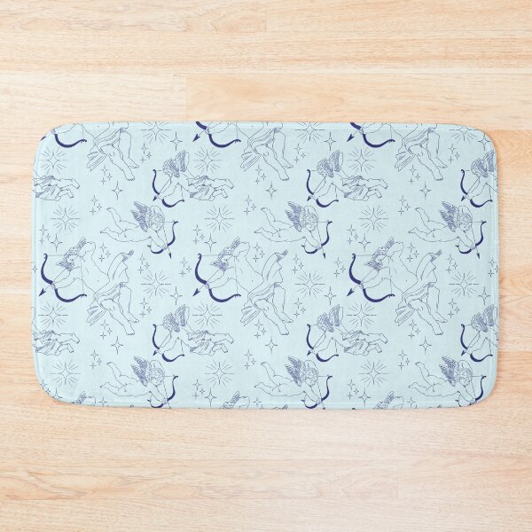 Item preview, Navy and Blue Trio of Cupids Pattern with Stars designed and sold by cute-tea-cat.