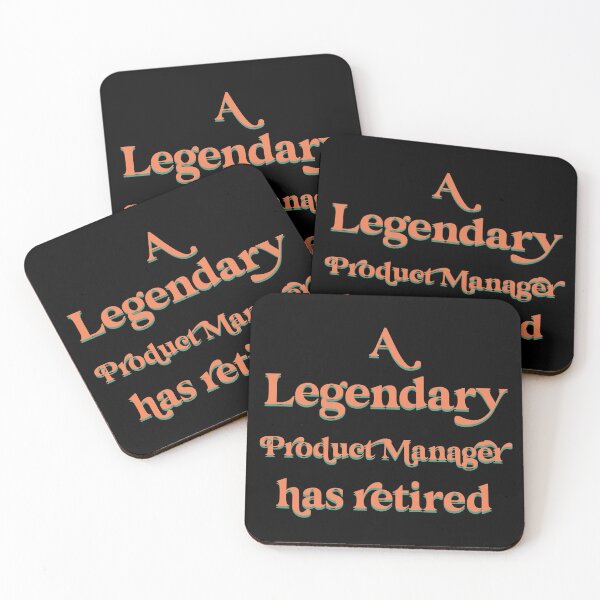 Item preview, Legendary Product Manager has retired Abstract Text designed and sold by Latmassology.