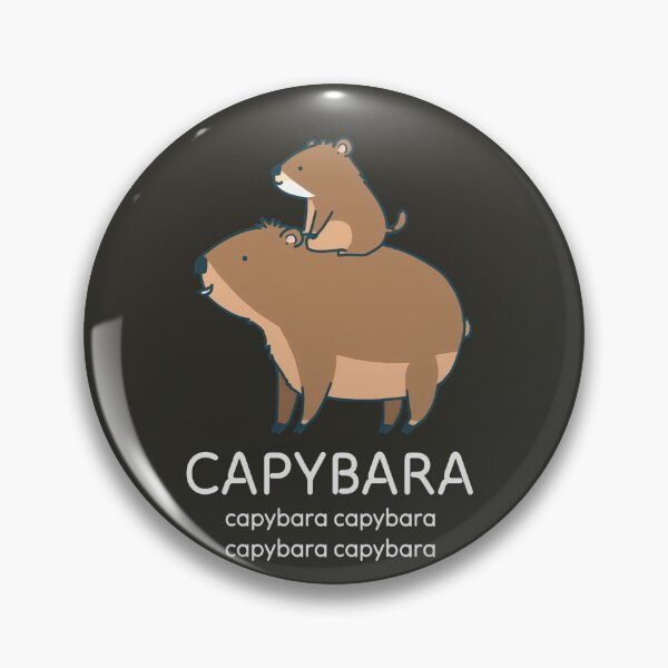 Item preview, Cute tiny capybara ride a big capybara (capybara x5) dark designed and sold by perfectpurprint.