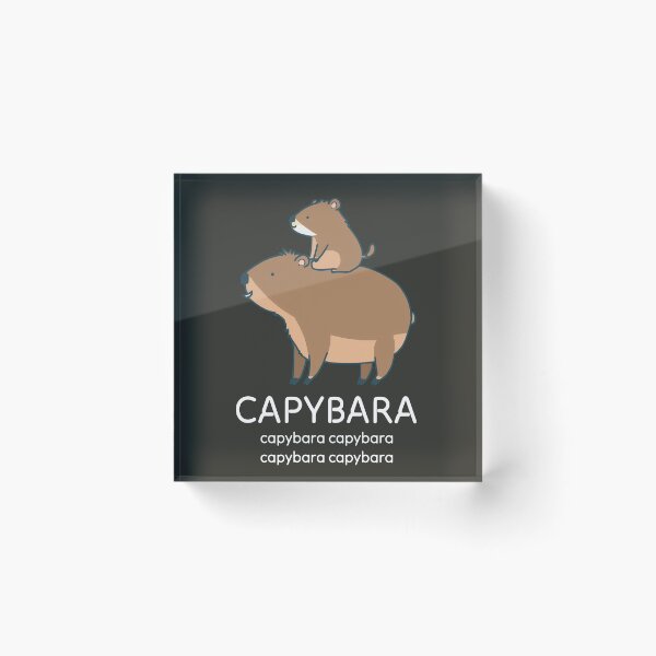 Item preview, Cute tiny capybara ride a big capybara (capybara x5) dark designed and sold by perfectpurprint.