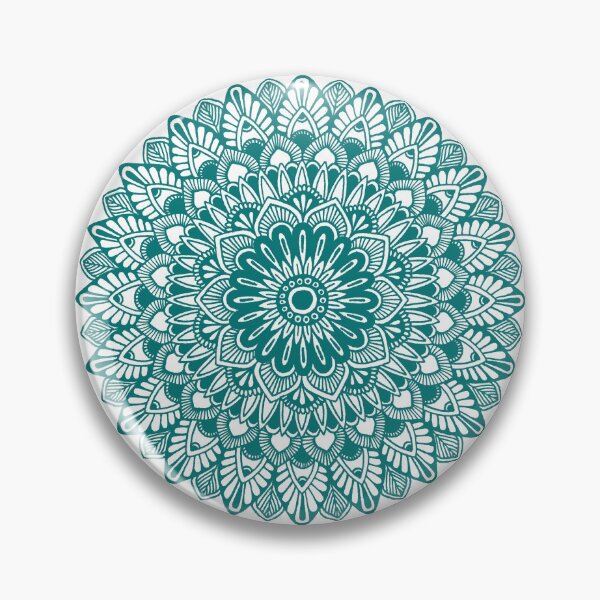 Item preview, Mandala (teal) designed and sold by Calen  Picard-Carroll.