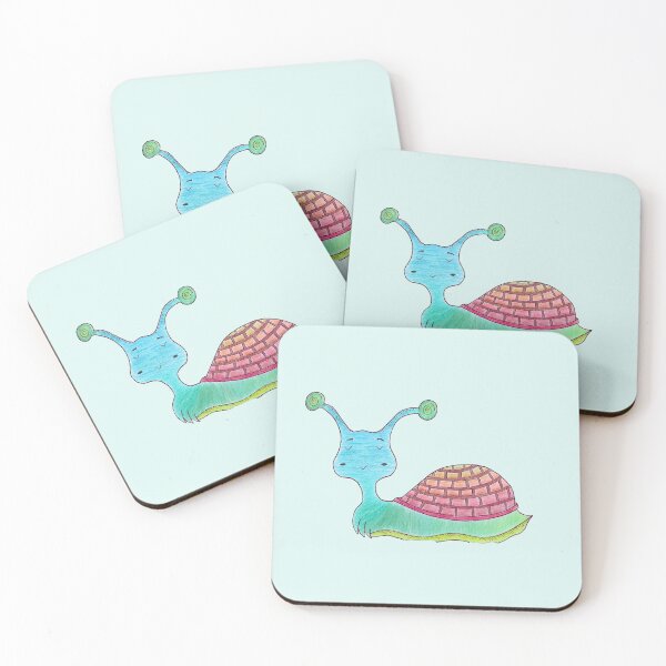 Item preview, Cute Adorable Sea Creature Snail Character designed and sold by Harold-Inks.