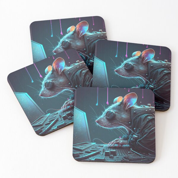 Item preview, Cheeky Hacker Mouse/Rat designed and sold by ArtificialEye.