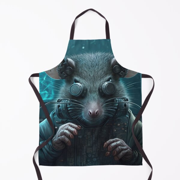 Item preview, Cheeky Cyberpunk Hacker Mouse/Rat designed and sold by ArtificialEye.