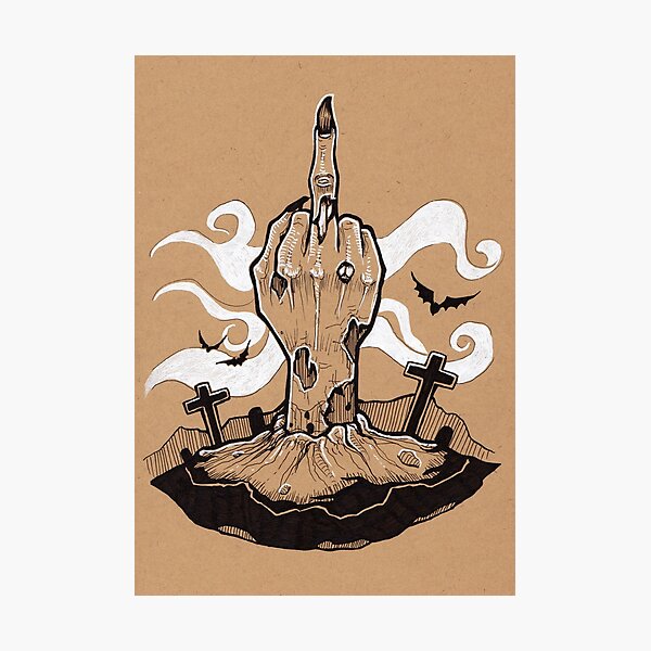 Filthy - Inktober Illustration Nr. 18 Fotodruck