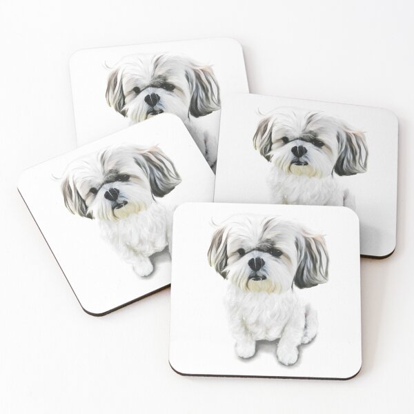 Item preview, "Princess Coco" | Cute Lhasa Apso Dog designed and sold by LiseHoltArt.
