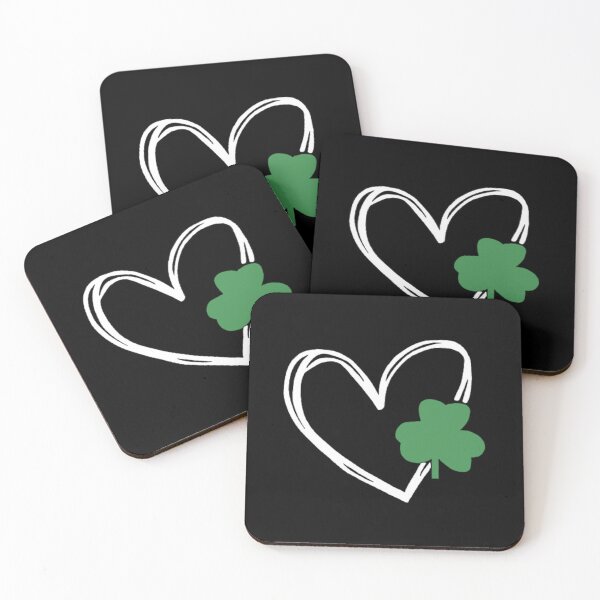 Item preview, White Heart and Shamrock St. Patrick’s Day designed and sold by Aalyra And Ella.