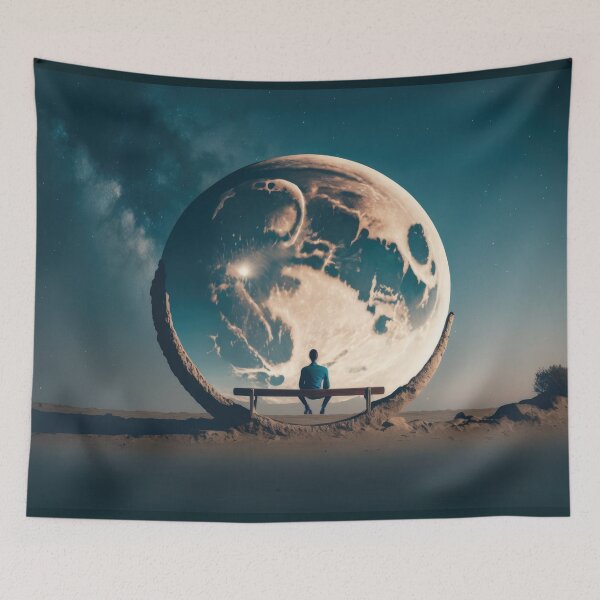 Item preview, Giant Moon gazer - Enjoying space! designed and sold by ArtificialEye.