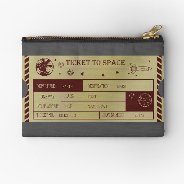 Item preview, Vintage Ticket to Space _ Mars designed and sold by jc007.