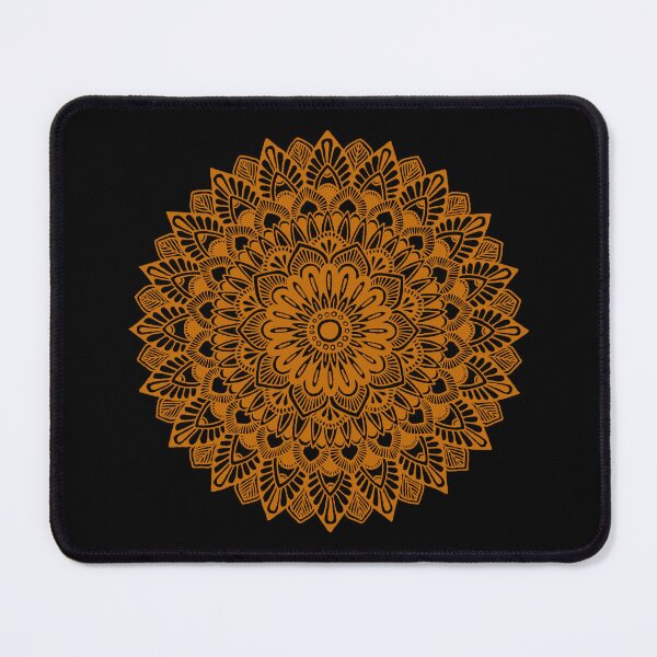 Item preview, Mandala (orange) designed and sold by Calen Picard-Carroll.
