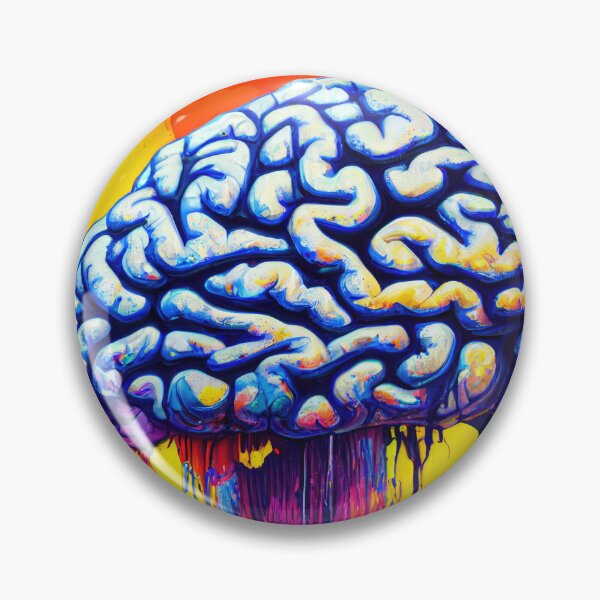 Item preview, A Creative Mind, a colorful Artistic Brain of Creativity designed and sold by ArtificialEye.