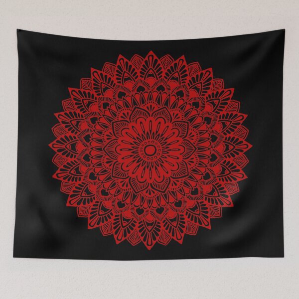 Item preview, Mandala (red) designed and sold by Calen  Picard-Carroll.