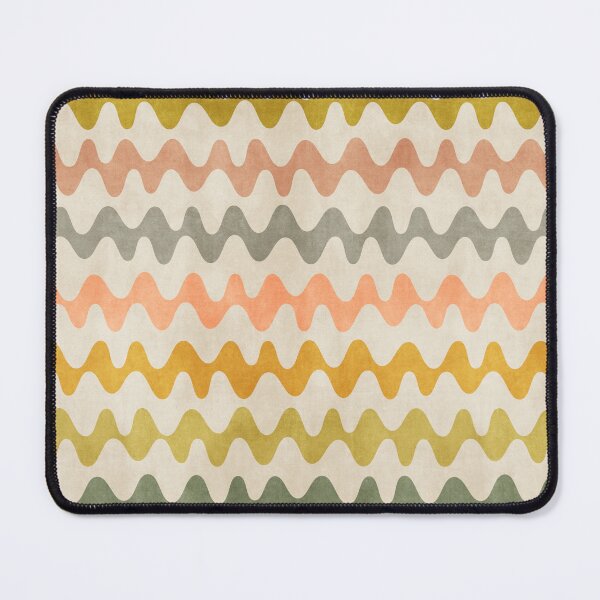 Item preview, Abstract Waves Green Orange designed and sold by FAROSSTUDIO.