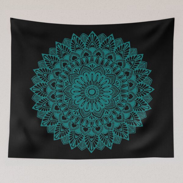 Item preview, Mandala (teal) designed and sold by Calen  Picard-Carroll.