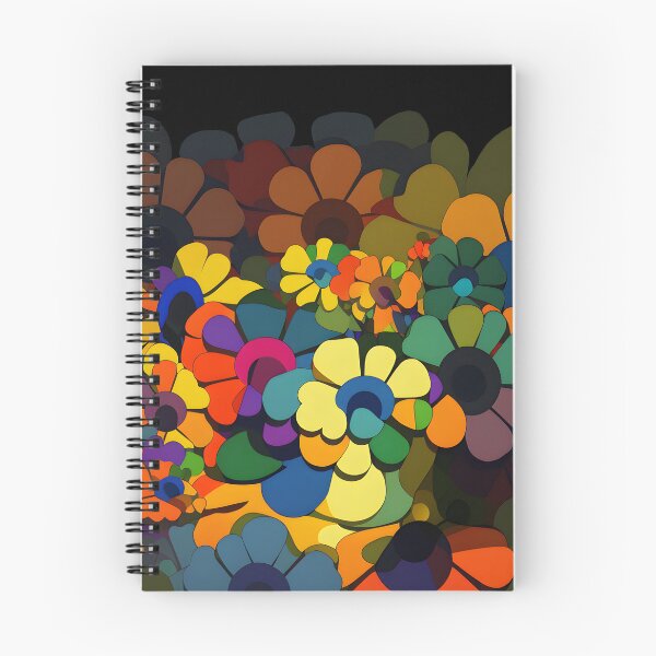 Item preview, Abstract Multicolored Flowers designed and sold by azet-art.