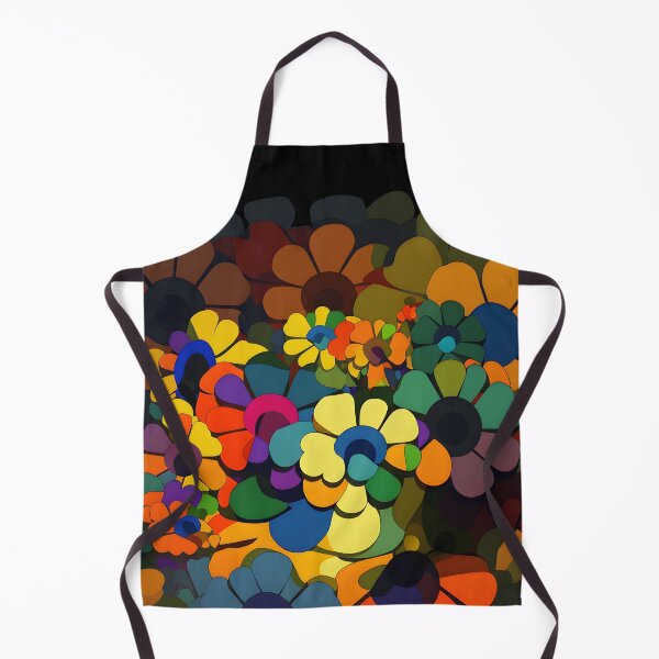 Item preview, Abstract Multicolored Flowers designed and sold by azet-art.