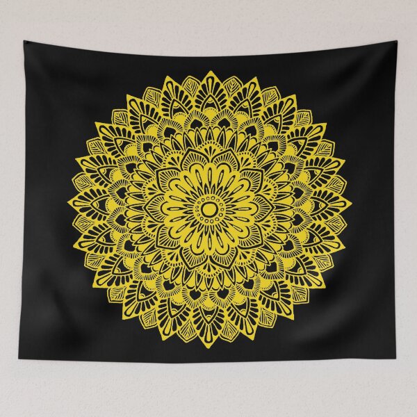 Item preview, Mandala (yellow) designed and sold by Calen  Picard-Carroll.