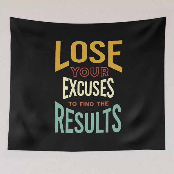 Item preview, Fitness Motivation Lose Your Excuses to Find Results designed and sold by whyitsme.