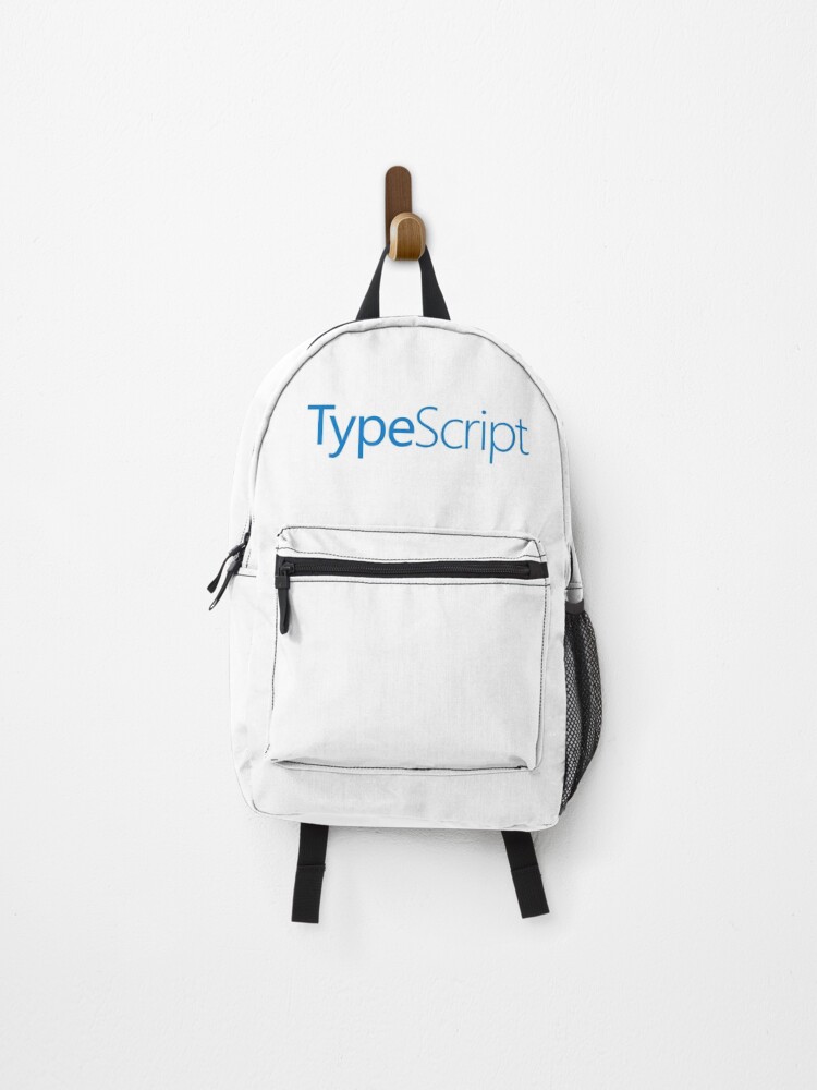 Thumbnail 1 of 3, Backpack, TypeScript Official Logo (White) designed and sold by hellkni9ht.