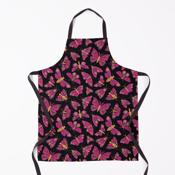 Item preview, Vibrant Magenta & Orange Moths designed and sold by somecallmebeth.