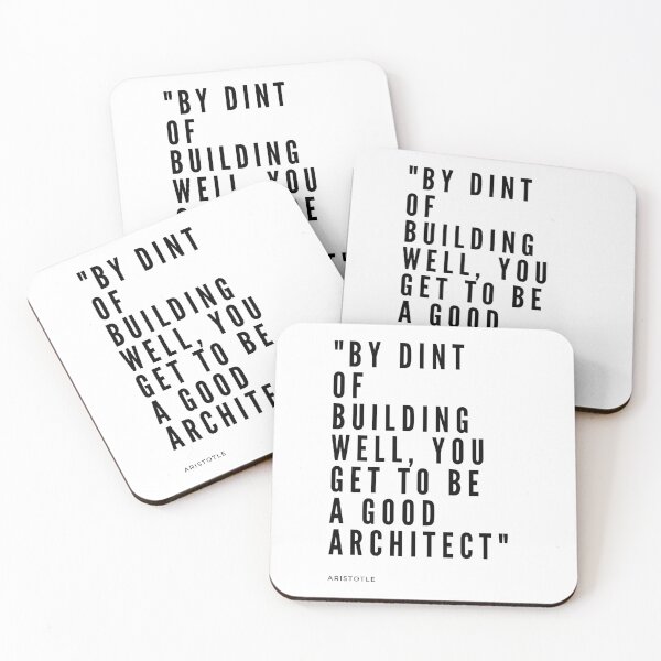 Item preview, Architecture Quote - ARISTOTLE designed and sold by ARCHITECTURE/ everything.