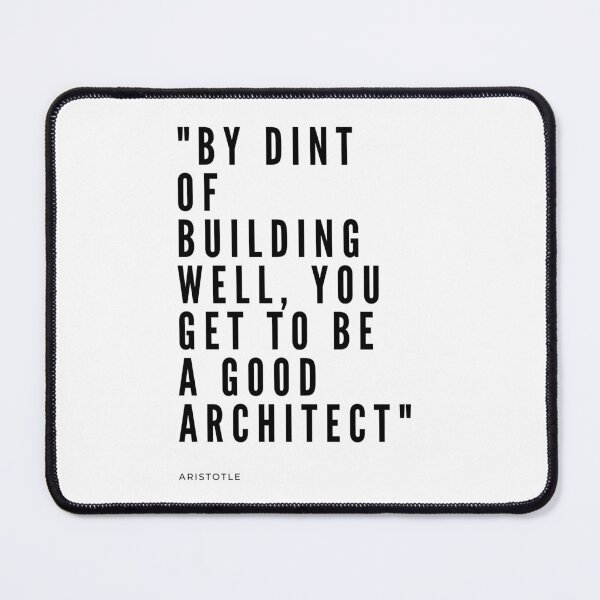 Item preview, Architecture Quote - ARISTOTLE designed and sold by ARCHITECTURE/ everything.