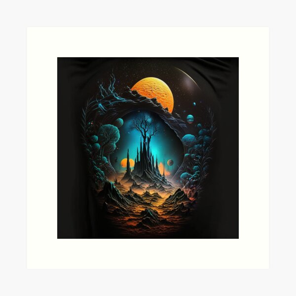 Item preview, Alien landscape designed and sold by Kapeleti.