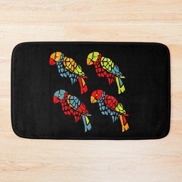 Item preview, Stained Glass Parrots designed and sold by Rasijan.