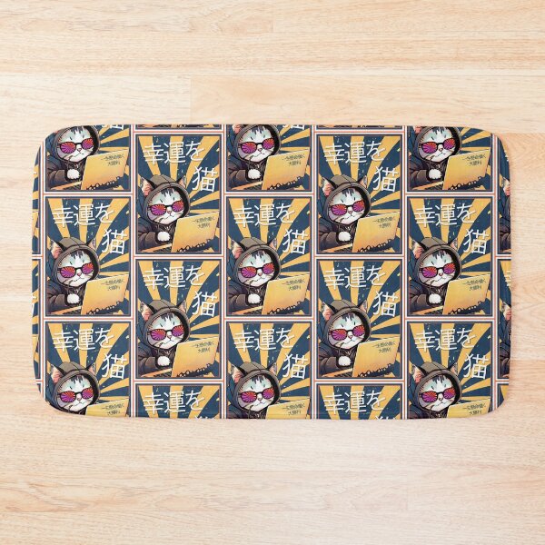 Item preview, Good Luck Neko Funny Japanese Cat At Laptop, Purrfect For Cat Lovers designed and sold by Mrspink16.