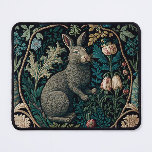 Item preview, Wiliam Morris Rabbit in the Forest designed and sold by westside310.