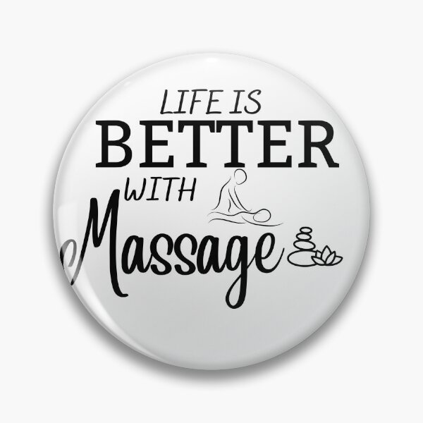 Item preview, Life Is Better With Massage designed and sold by ImagineInk.