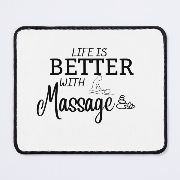 Item preview, Life Is Better With Massage designed and sold by ImagineInk.