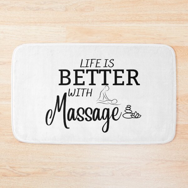 Item preview, Life Is Better With Massage designed and sold by ImagineInk.