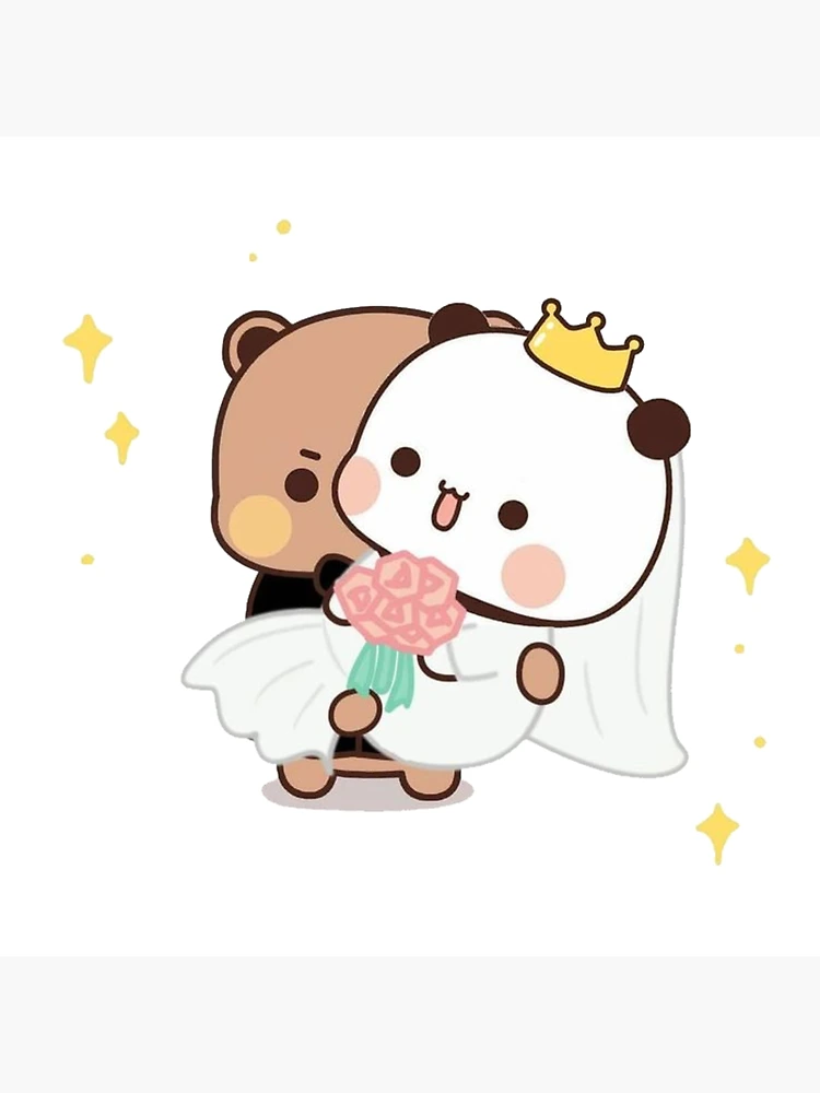 Bubu Dudu - Cute Couple Cartoon Sticker for Sale by DARTETA