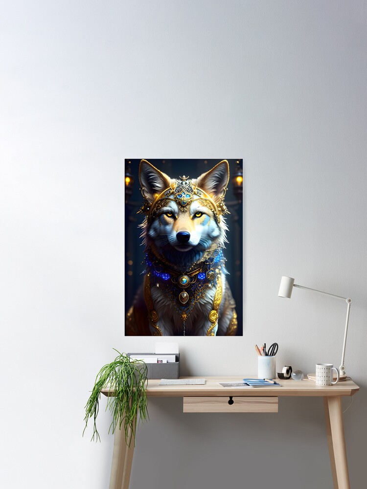 The Wolf Roams the Land - Quote - The World Doesn't Need a Hero - It Needs  a Professional - Fantasy Poster for Sale by Fenay Designs