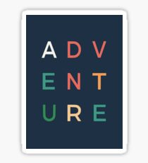 Adventure typography Sticker