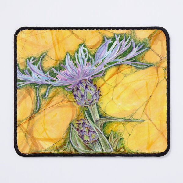 Item preview, Stylized thistle against rock wall designed and sold by Tuesdayg.