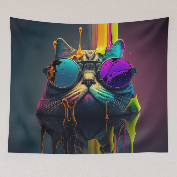 Item preview, Creative Cool cat - the Kitten of Creativity! designed and sold by ArtificialEye.