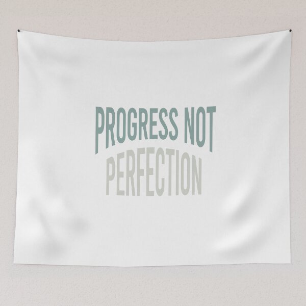 Item preview, Fitness Saying Progress Not Perfection designed and sold by whyitsme.