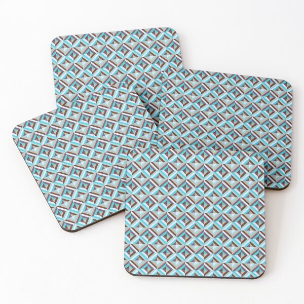 Item preview, Blue and Brown Patchwork Quilt Pattern designed and sold by Gsallicat.