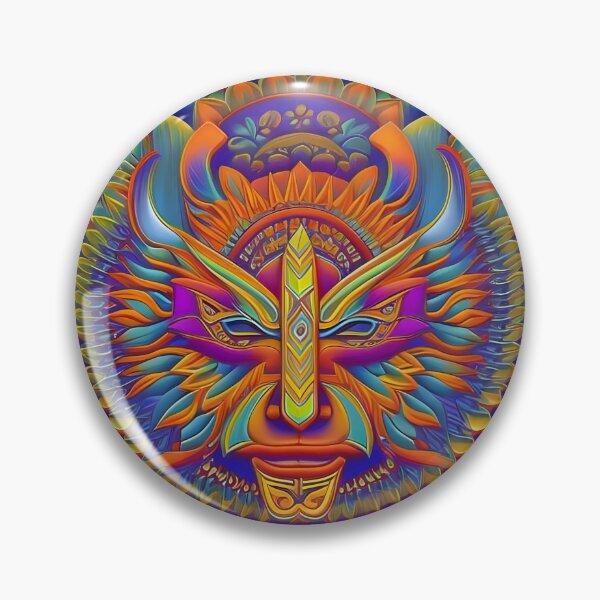 Item preview, New World Gods (32) - Mesoamerican Inspired Psychedelic Art designed and sold by TheThirdEye.