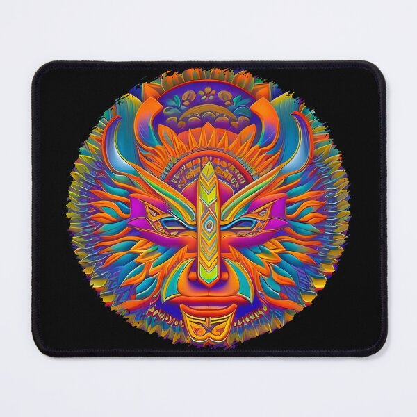 Item preview, New World Gods (32) - Mesoamerican Inspired Psychedelic Art designed and sold by TheThirdEye.