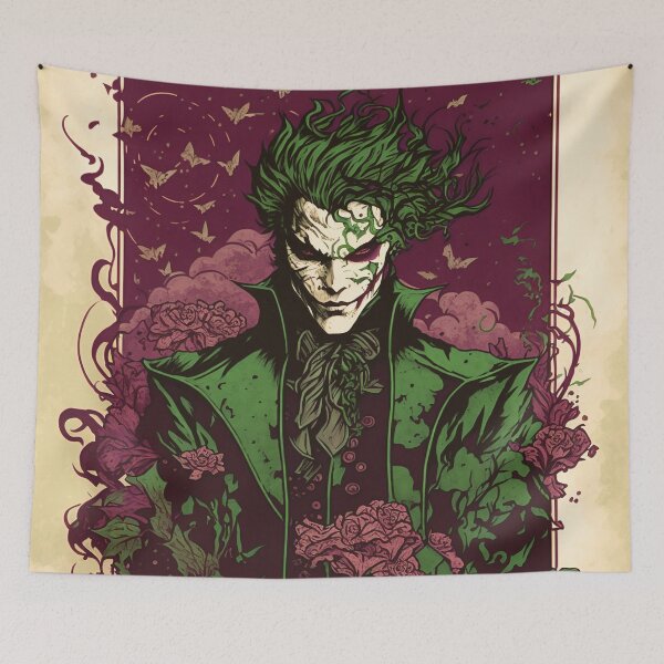 Item preview, The clown in Japanese and mystical mode designed and sold by BK-Digiart.