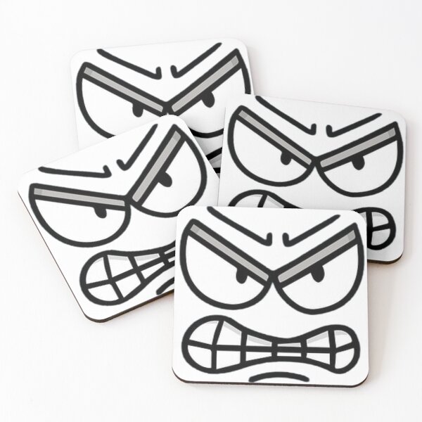 Item preview, angry emojis designed and sold by 66Kiff.