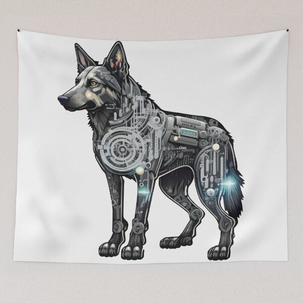Item preview, Cyborg German Shepherd designed and sold by Guardian2101.