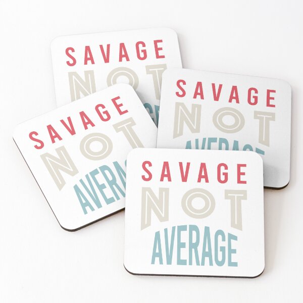 Item preview, Fitness Saying Savage Not Average designed and sold by whyitsme.