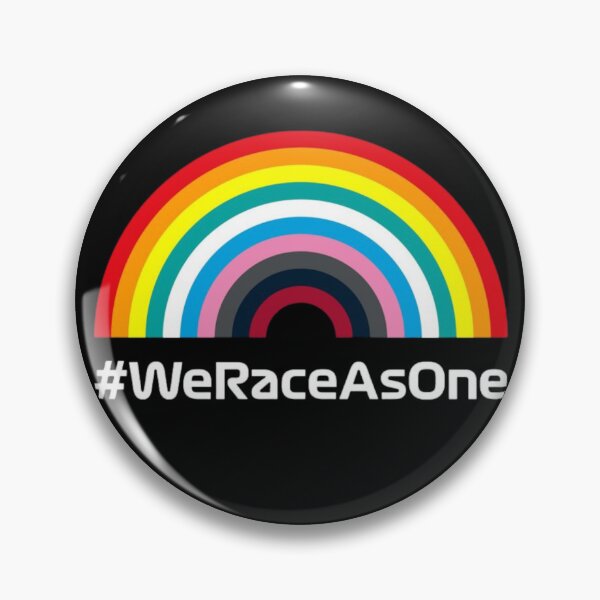 Item preview, We Race as One Formula One White Font designed and sold by F1-Undone.