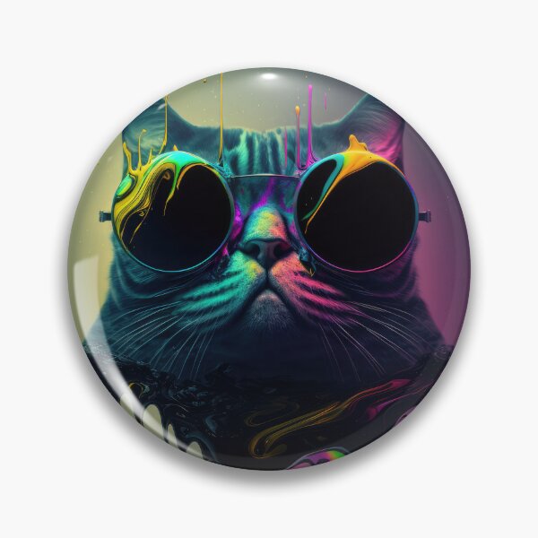 Item preview, Artistic Creative Cool cat - the Kitten of Creativity! designed and sold by ArtificialEye.