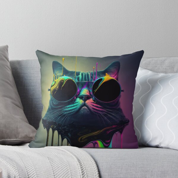 Artikelvorschau, Künstlerisch Kreativ Coole Katze - das Kätzchen der Kreativität! entworfen und verkauft von ArtificialEye.